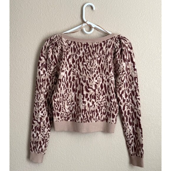 NWT Anthropologie MAEVE Puff-Sleeve Pullover Sweater - Picture 9 of 12
